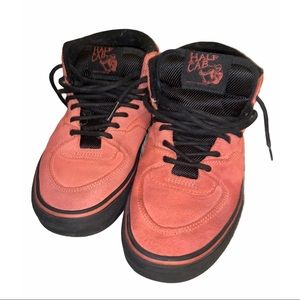 Vans Half Cabs Suede Faded Rose Black Rare Shoes